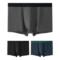 有棵树内裤男纯棉透气7A抗菌裆平角裤运动新疆棉短裤深灰+深蓝+黑色2XL 【7A新疆棉】深灰+深蓝+黑色