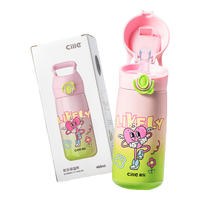 希乐儿童保温杯316不锈钢内胆水杯宝宝吸管杯大容量户外便携杯子