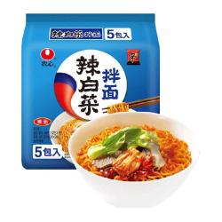 农心 辣白菜拌面5袋装