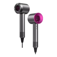  徕芬升 高速无叶大风力 吹风机+单风嘴+礼盒装  玫红色