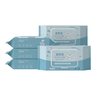 京东京造 亲肤湿厕纸 40片*5包