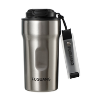 富光 黑骑士系列 FGZ2434-500 保温杯 500ml 电镀银