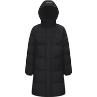 波司登(BOSIDENG)秋冬羽绒服男女90绒长款阿勒泰联名保暖百搭外套B40145990DS 黑色8056 165/88A