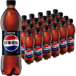 百事 无糖可乐 碳酸饮料汽水500ml*24瓶