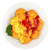 凤祥食品优形炸鸡香酥鸡米花脆皮鸡块半成品空气炸锅食材休闲零食年货小吃 炸鸡小食组合共4种产品4袋1000g
