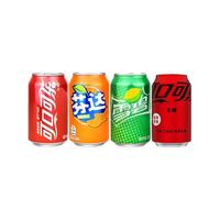  Coca-Cola/可口可乐 居家旅行必备 汽水饮料  330.00ml 包装 24罐