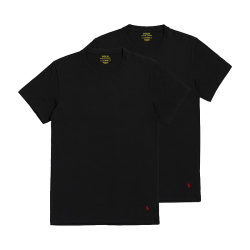 RALPH LAUREN 男装T恤短袖内搭2件装 714835960  001黑色 XL