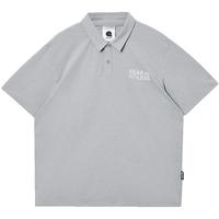 杰克·琼斯（JACK&JONES）男装25年速干POLO衫男士翻领短袖T恤夏季潮流宽松休闲户外半袖 C39浅灰 常规 M