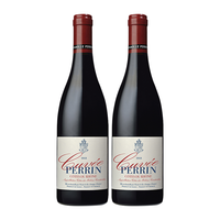 佩兰家族 法国珍藏特酿系列罗纳河谷丘AOC原瓶红酒干红葡萄酒双支装 双支装