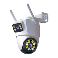 中沃监控无线摄像头无需连wifi监控器360度无死角带夜视摄像头家用手机远程监控对话室外全景4g农村