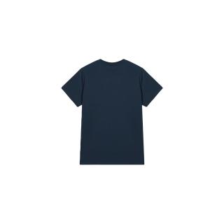 移动端、京东百亿补贴：Levi's 美式宽松印花时尚简约舒适潮流纯棉圆领短袖T恤 藏青色 002A0-0002 L