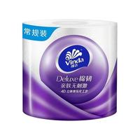 维达卷纸棉韧立体美压花有芯4层125克10卷卫生纸卷筒纸厕纸巾