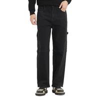 利郎轻时尚男裤工装牛仔裤男潮流弹力休闲长裤Q4DNZ113 黑 32 (170/80A)