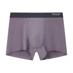 舒雅 男士Becover系列50S天丝莫代尔平角内裤20569T E5/20569T紫色 1条 M
