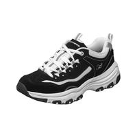 SKECHERS/斯凯奇 厚底增高 女士运动鞋 黑色/白色/BKW 39.5