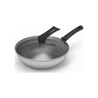 Midea 美的 CG32Z02S 炒锅(32cm、不粘、有涂层、304不锈钢)