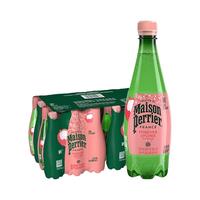 perrier 巴黎水 进口法国巴黎水Perrier无糖气泡水矿泉水柠檬味饮料500ml*24瓶