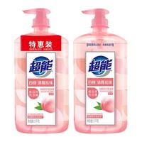 超能 白桃苏打洗洁精 1.5kg*2瓶