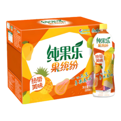 纯果乐 百事可乐纯果乐 热带美味450ml*15水果饮料 节日聚会