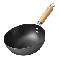 ASD 爱仕达 炒锅一人食无涂层轻量爆炒精铁不易锈迷你单人小铁锅辅食多用锅 小铁锅20cm