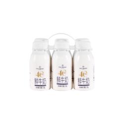 1号会员店 4.0g乳蛋白鲜牛奶200g*6瓶 限定牧场高品质鲜奶 130mg原生高钙