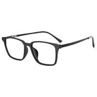Clearance 克莉伦丝&ZEISS 蔡司 9822 砂黑TR钛眼镜框+泽锐系列 1.74折射率 非球面镜片 钻立方铂金膜