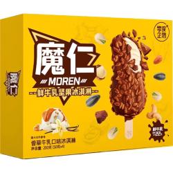 零度企鹅 魔仁香草口味冰淇淋50g/支*4支