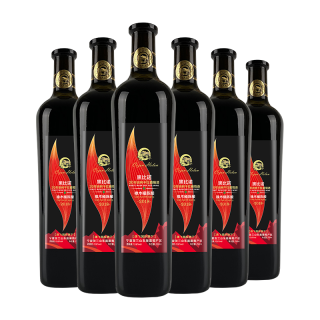 塞尚贺兰 宁夏贺兰山东麓产区 黑比诺干红葡萄酒 750ml*6瓶 整箱装