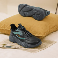 361° 运动鞋男冬季加绒保暖棉鞋休闲复古老爹跑步鞋子男672336762F-2