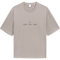 GXG男装 多色字母图案短袖T恤 24年夏季G24X442027 卡其色 185/XXL