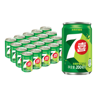 7-Up 七喜 冰爽汽水 冰爽柠檬味 200ml*20听
