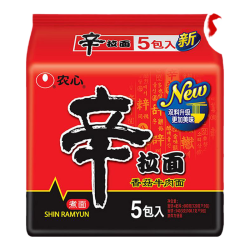 农心 辛拉面 鲜虾味  120g*5袋