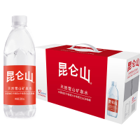 今日必买：昆仑山 饮用天然矿泉水 弱碱性 500mlx24瓶整箱