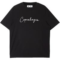 杰克·琼斯(JACK&JONES)25年衣服男装短袖t恤男士夏季柔软垂感丝滑莫代尔圆领高端半袖 E40黑色 常规 3XL