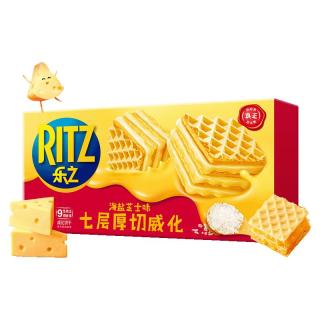 RITZ 卡夫乐 七层厚切威化饼干 海盐芝士味 77g