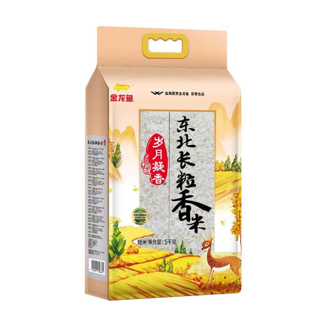 金龙鱼 大米 岁月凝香东北长粒香 5kg*2袋