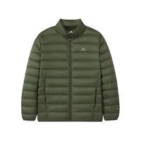 拓路者(Pioneer Camp)户外轻薄羽绒服鸭绒男女外套秋冬季保暖登山服 军绿色 3XL