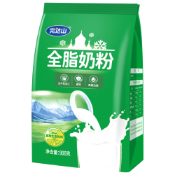 完达山 全脂奶粉900g全家营养早餐学生成人中老年生牛乳高钙蛋白质实惠装