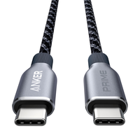 Anker安克 240W快充 Type-C to C数据线 黑色 0.9m