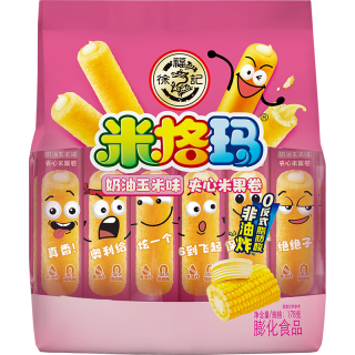 徐福记 米格玛 夹心米果卷 奶油玉米味 178g
