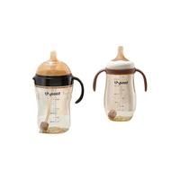 世喜 吸管奶瓶ppsu宽口径防胀气1岁以上重力球吸管奶瓶1个