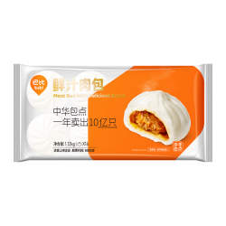 巴比 鲜汁肉包1120g共16只 包子儿童早餐半成品面点早点速食加热即食
