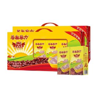 88VIP：谷粒谷力 红豆味豆奶牛奶营养早餐奶谷物粗粮饮料整箱 250ml*16盒
