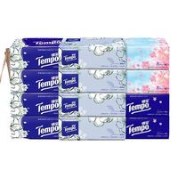 得宝抽纸90抽12包M码混合香味纸巾茉莉樱花香味加厚家用软抽