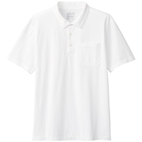 無印良品 MUJI 无印良品（MUJI）男式 水洗天竺织 短袖POLO衫 休闲百搭 纯棉全