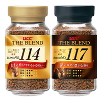 UCC 悠诗诗 速溶咖啡粉组合装  2口味 90g*2瓶（117速溶咖啡粉90g+114速溶咖啡粉90g）