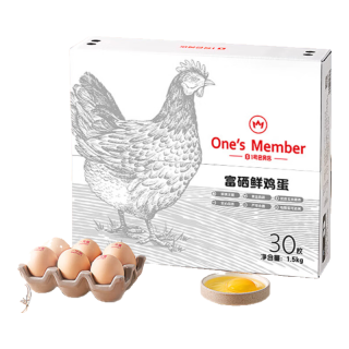 One's Member 富硒 鸡蛋  富硒鸡蛋 30枚 礼盒装