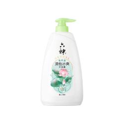 六神 清怡沐浴露淋浴露幽韵荷香750ml持续留香润肤沐浴乳沐浴液 750mL