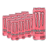 Monster Energy Coca-Cola 可口可乐 魔爪能量型维生素饮料 330ml*12罐 粉色百香果番石榴风味