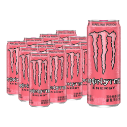 Monster Energy 可口可乐Monster牛磺酸维生素功能饮料百香果番石榴味（粉魔爪）